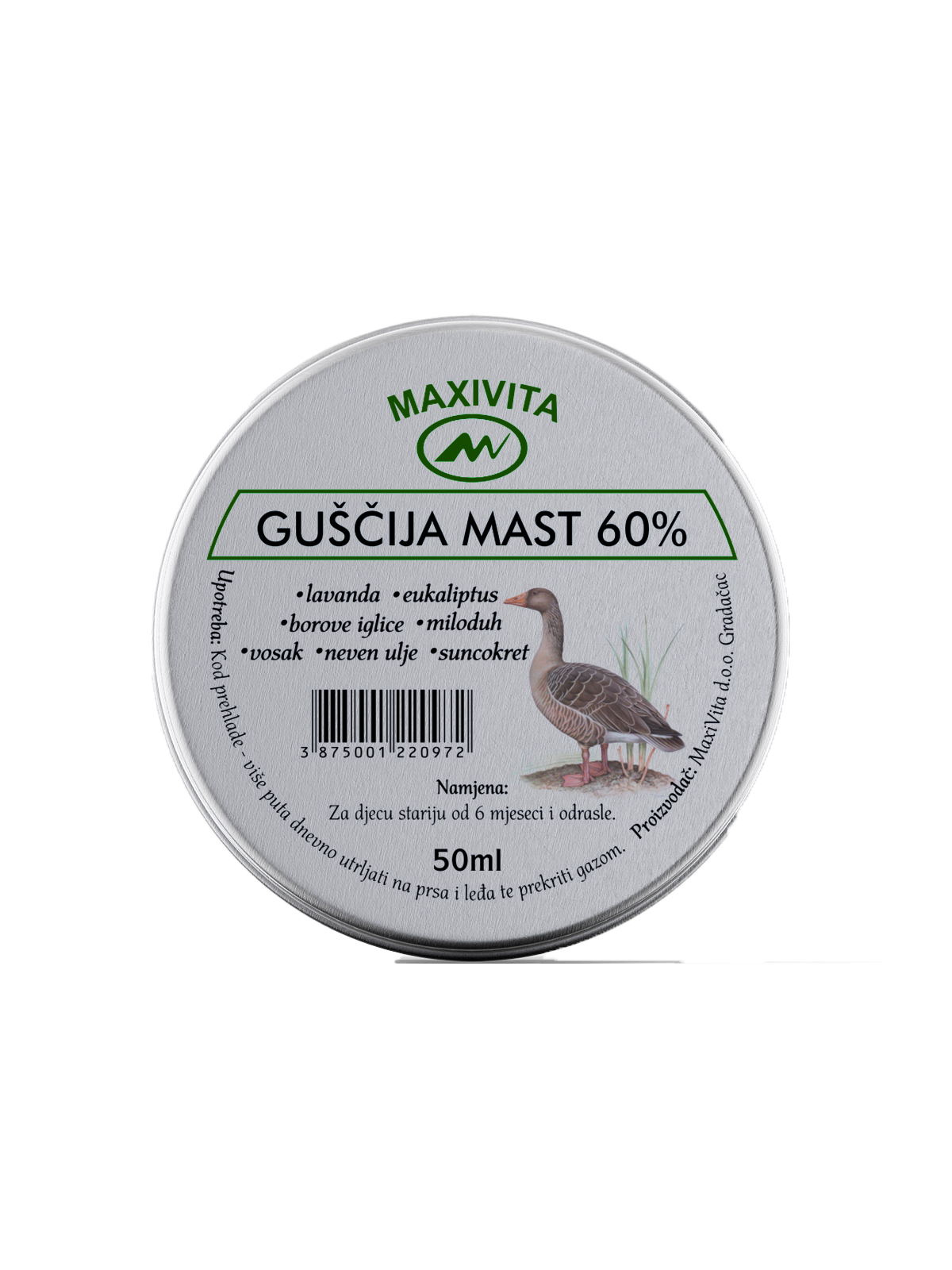 guscija mast 60% maxivita