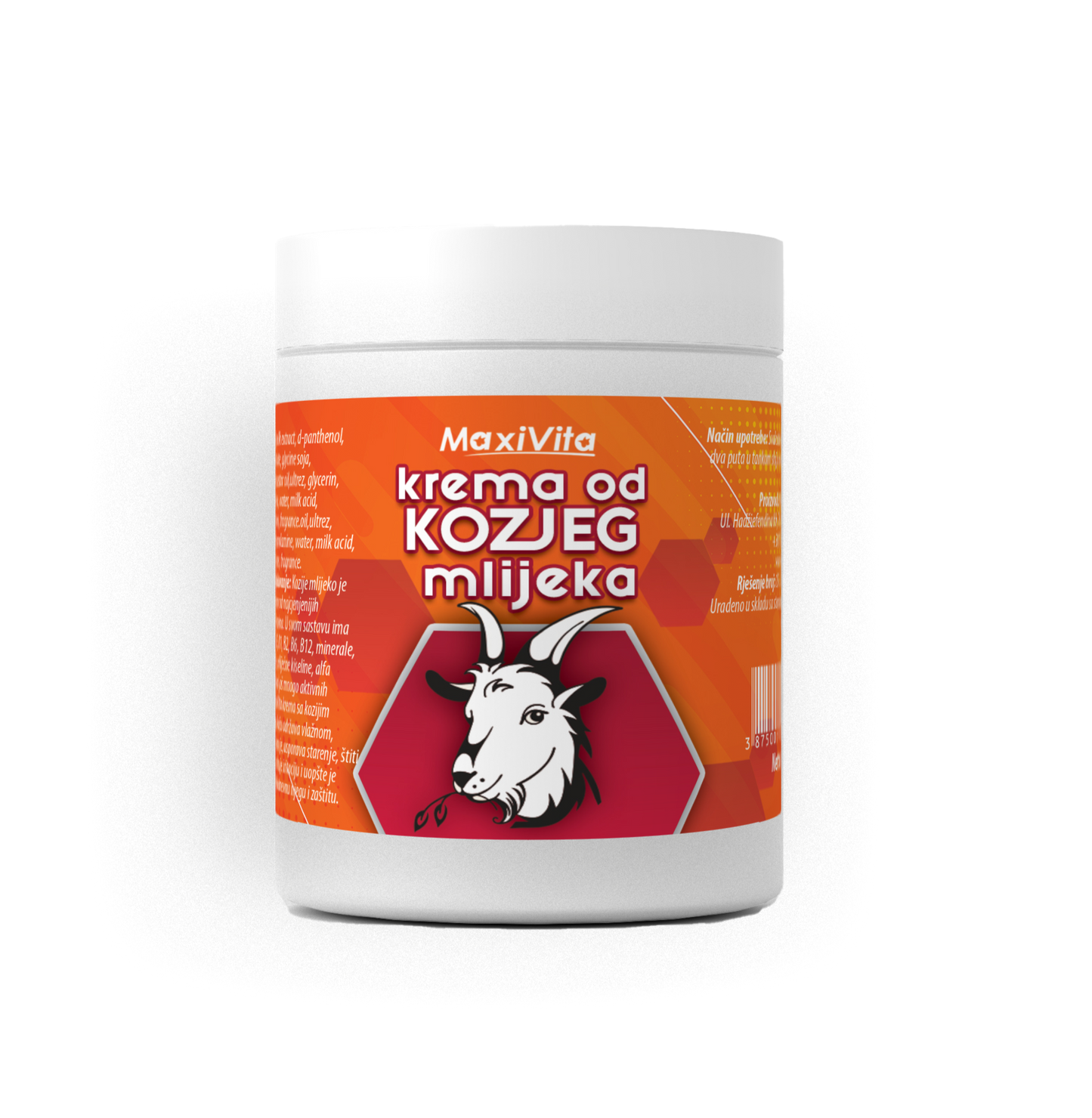 krema od kozijeg mlijeka