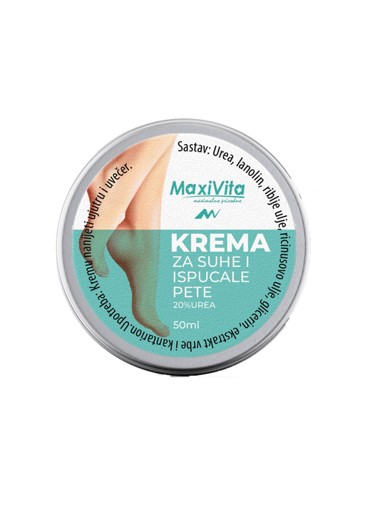 krema za suhe i ispucale pete 20% urea