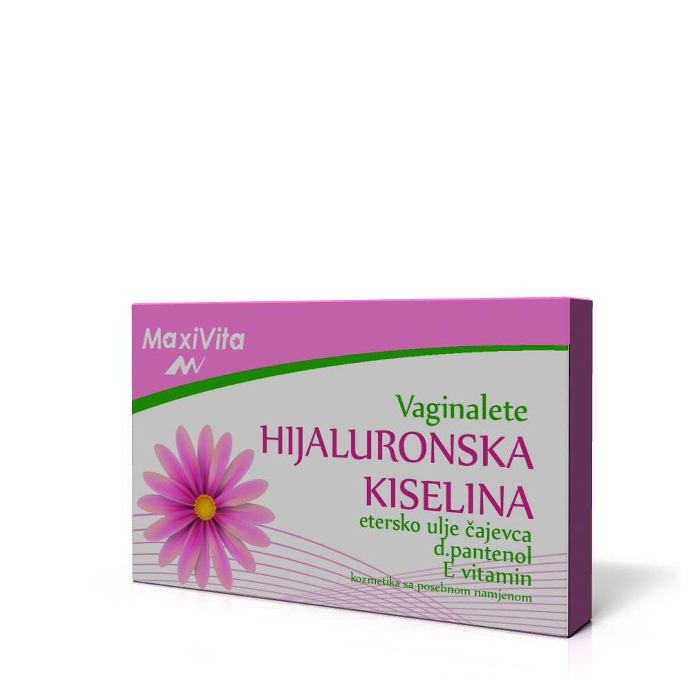 Biljne vaginalete sa hijaluronskom kiselinom maxivita