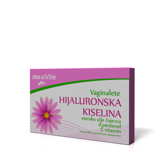 Biljne vaginalete sa hijaluronskom kiselinom maxivita