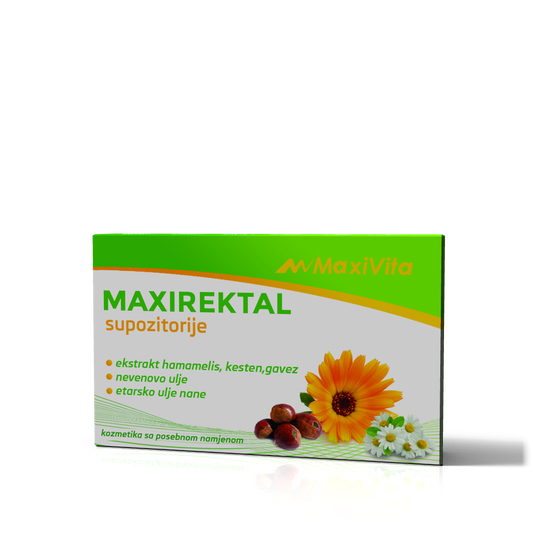 Maxirektal čepići za hemoroide