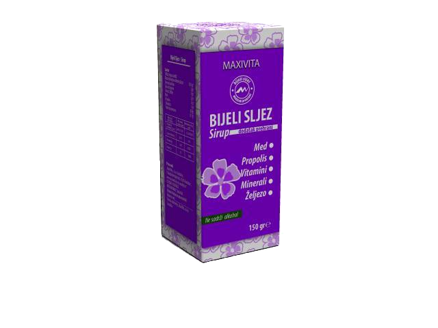 Bijeli sljez sirup protiv suhog kašlja maxivita