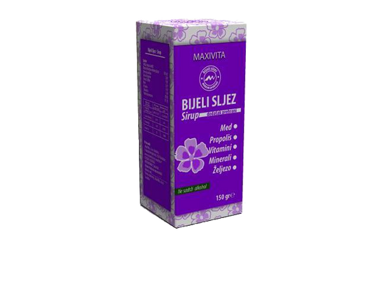 Bijeli sljez sirup protiv suhog kašlja maxivita