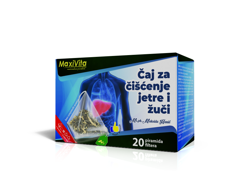 caj za čišćenje jetre i žuči maxivita