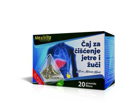 caj za čišćenje jetre i žuči maxivita