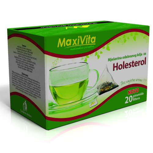 caj za holesterol piramida filter maxivita