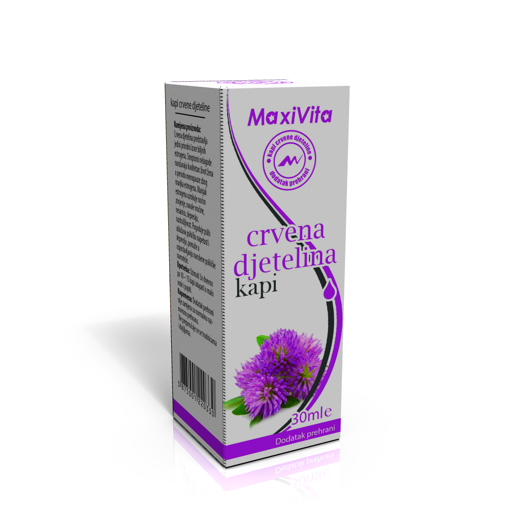 Crvena djetelina Kapi za PMS i menopauzu