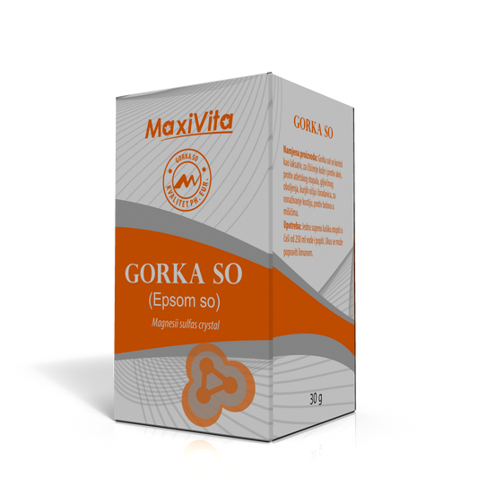 Gorka so - magnezijum sulfat, epsom