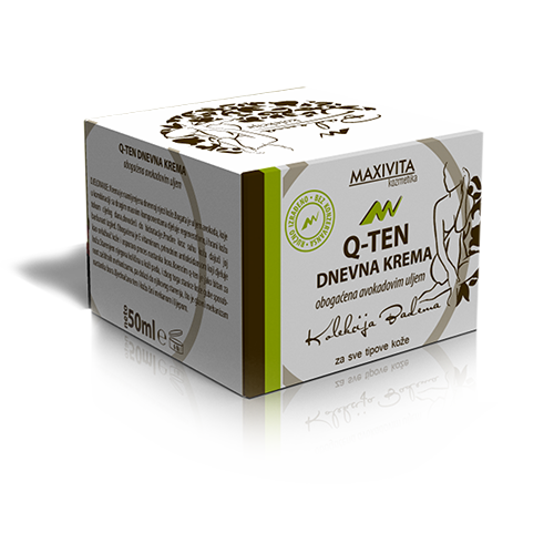 Q-ten dnevna krema za sve tipove kože maxivita