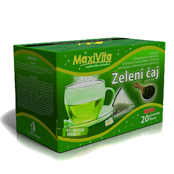 zeleni-caj piramida filter maxivita