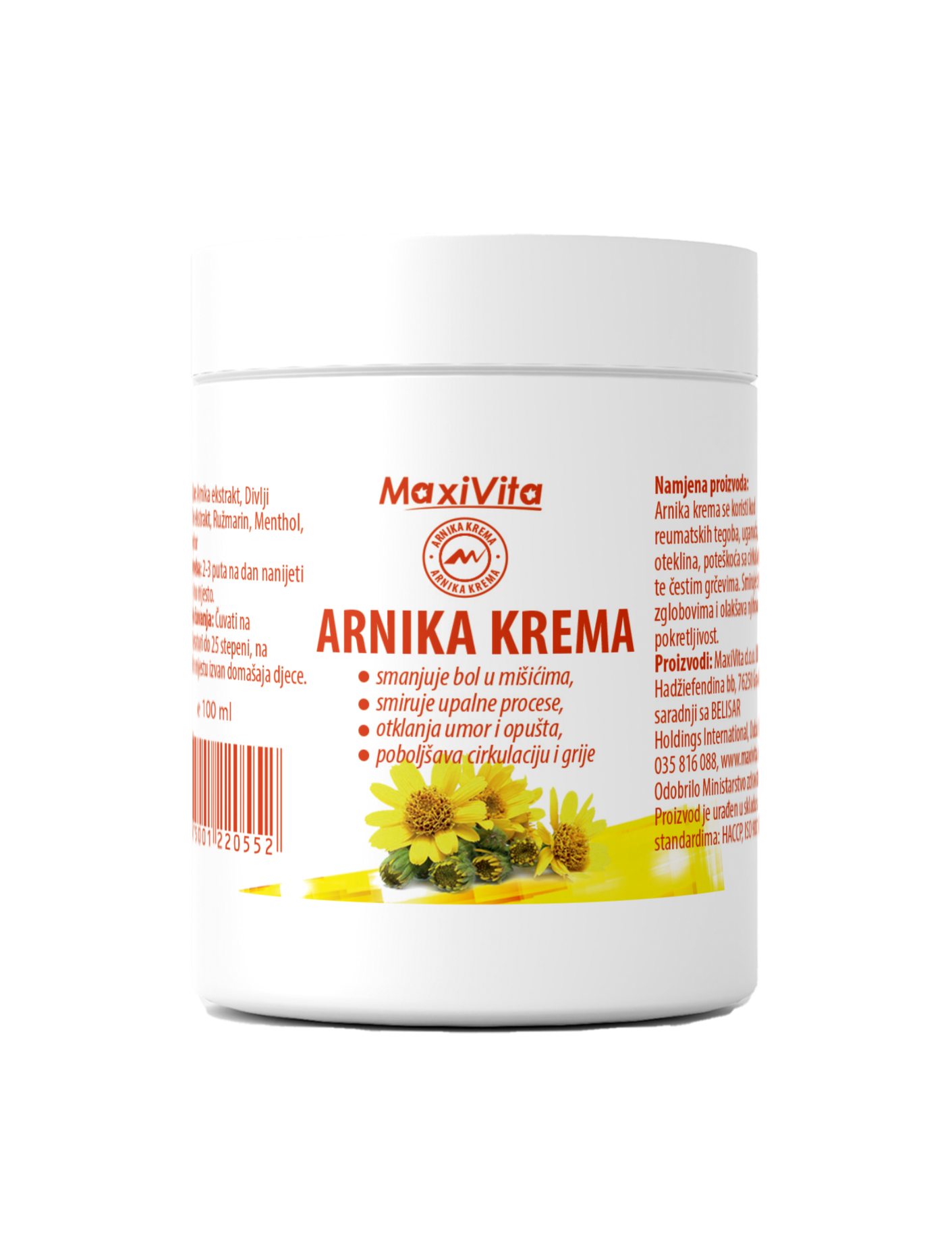 arnika krema maxivita
