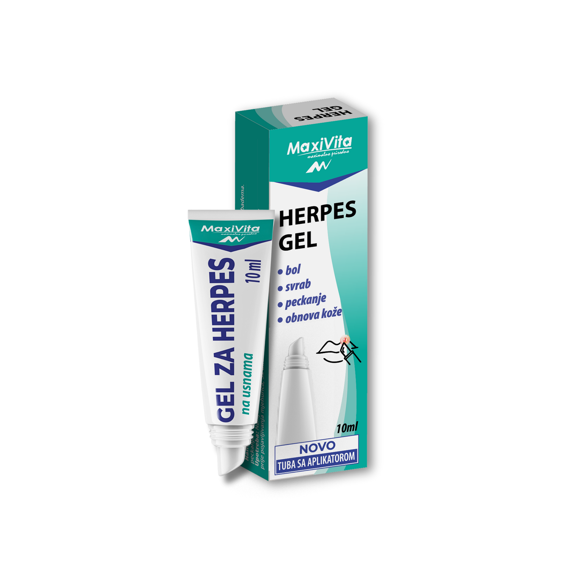 herpes na usnama gel sa aplikatorom 