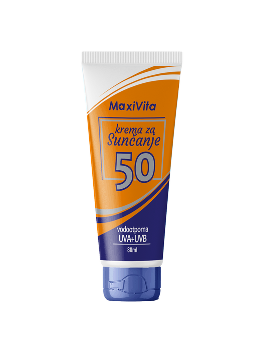 krema za suncanje 50 faktor vodootporna