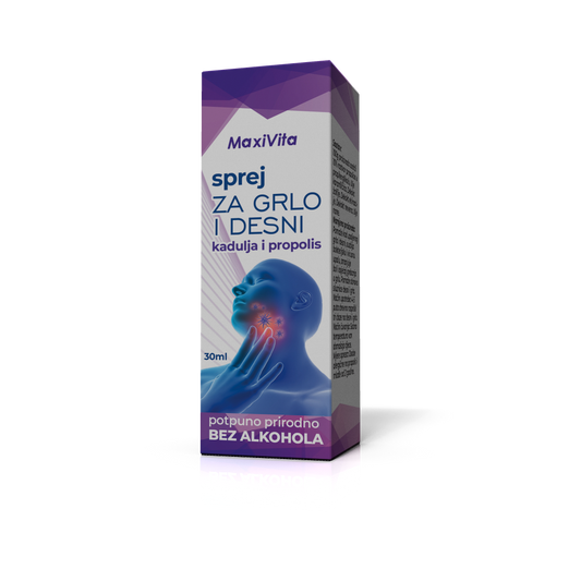 sprej za grlo i desne kadulja propolis