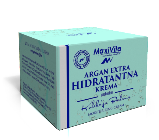 Hidratantna krema za lice sa arganovim uljem maxivita