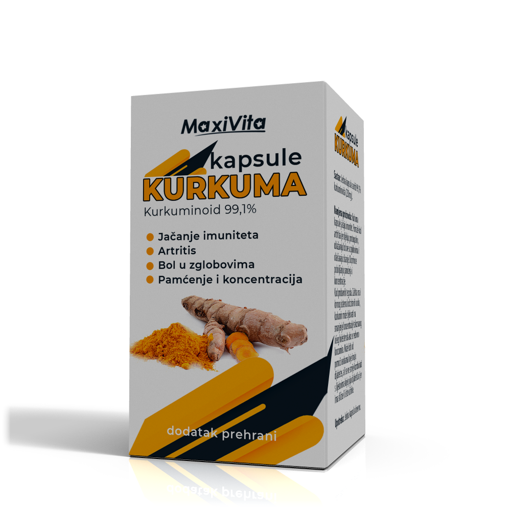 Kurkuma kapsule za jačanje imuniteta maxivita