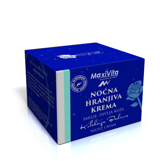 nocna hranjiva krema za lice maxivita